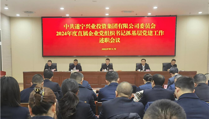 遂宁9001cc金沙以诚为本集团召开2024年度直属企业党组织书记抓基层党建工作述职会议